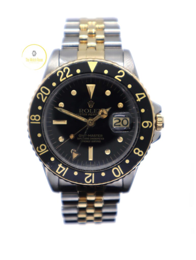 Vintage Rolex GMT-Master 1675 Nipple Dial Steel and Yellow Gold - 1973