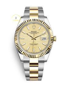 Rolex Datejust 41 Steel and Yellow Gold - Golden Motif Dial - 2023